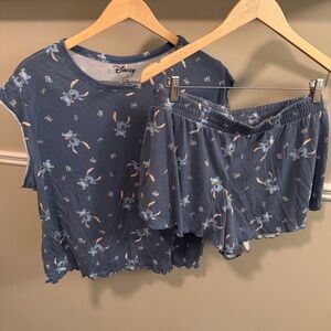 Disney Stitch Pajama Set Women’s XL